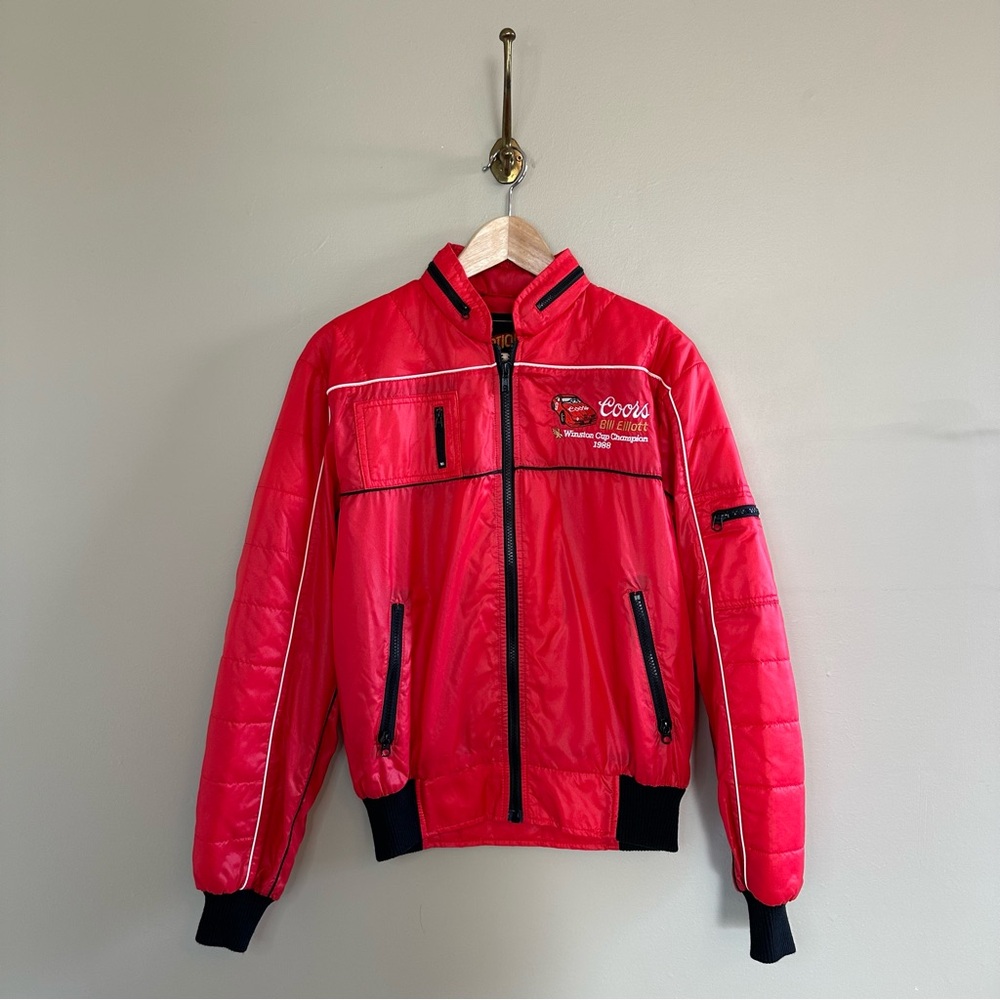 Vintage 1988 Winston Cup Champion Bill Elliott bomber style windbreaker-M